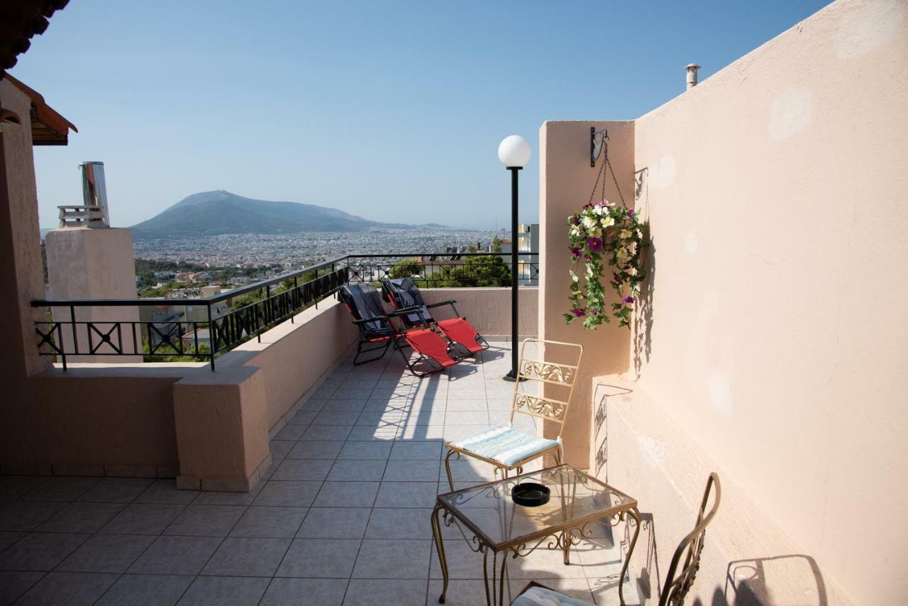 Cozy Loft 360O View Of Athens Apartment ภายนอก รูปภาพ